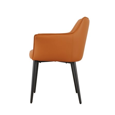 Feston экокожа коричневый ножки металл черные