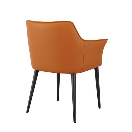 Feston экокожа коричневый ножки металл черные