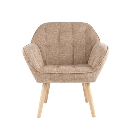 Вэйл бежевый обивка ткань ножки из массива дерева