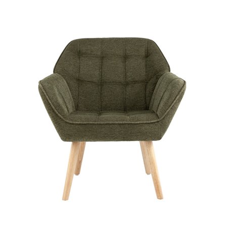 Вэйл тёмно-зеленый обивка ткань ножки из массива дерева