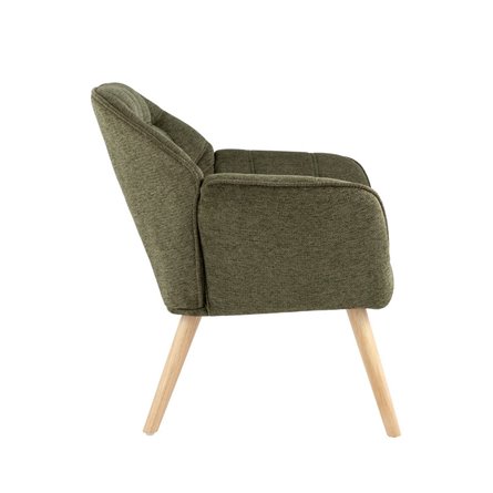 Вэйл тёмно-зеленый обивка ткань ножки из массива дерева