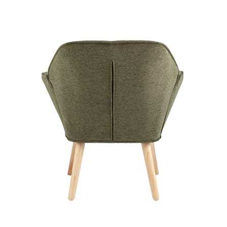 Вэйл тёмно-зеленый обивка ткань ножки из массива дерева