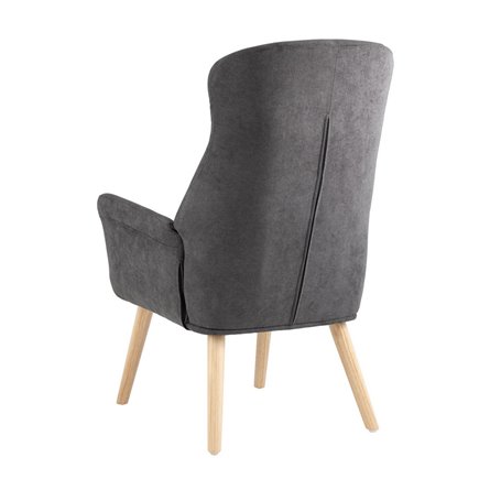 Парлор графит мягкое тканевое ножки массив дерева