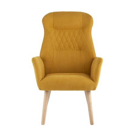 Парлор жёлтый мягкое тканевое ножки массив дерева