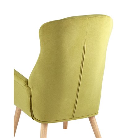 Парлор салатовый мягкое тканевое ножки массив дерева