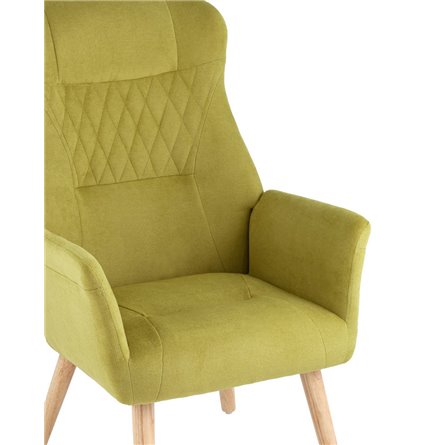 Парлор салатовый мягкое тканевое ножки массив дерева