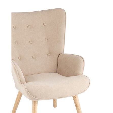 Хью бежевый обивка ткань с ножки массив дерева