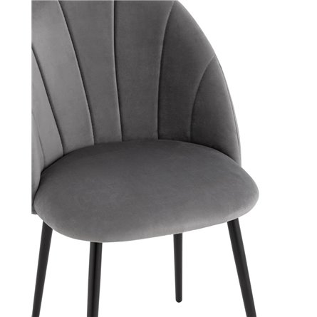 Логан NEW велюр серый ножки металл черные