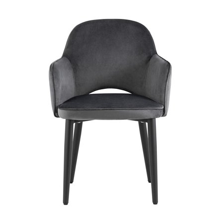 Стул Венера NEW, велюр серый NP