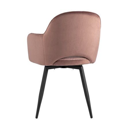 Стул Венера вращающийся, велюр пыльно-розовый NP