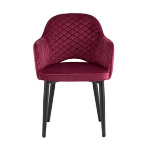 Стул Венера диамант NEW, велюр бордовый NP