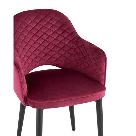 Стул Венера диамант NEW, велюр бордовый NP
