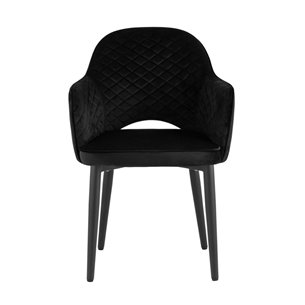 Стул Венера диамант NEW, велюр черный NP