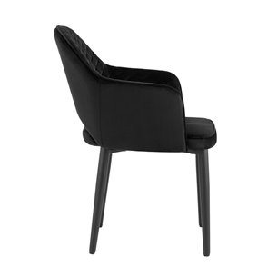 Стул Венера диамант NEW, велюр черный NP