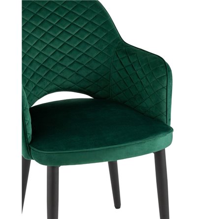 Стул Венера диамант NEW, велюр изумрудный NP