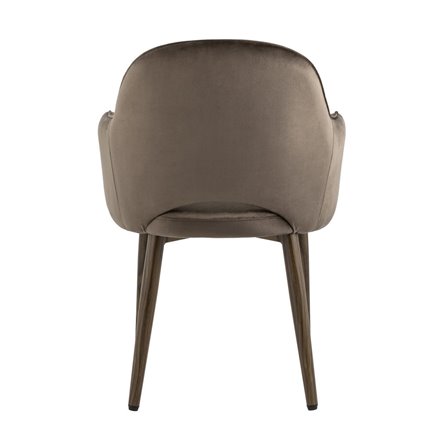 Венера диамант NEW, велюр коричневый (ножки дерево) NP