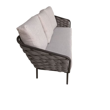 Набор мебели Фокси арт.GS057 антрацит, серый 1 уп. (стол+2кресла+диван) "Garden story"