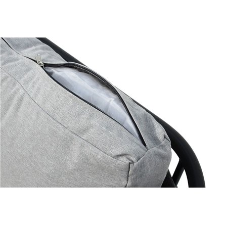 Набор мебели Фокси арт.GS057 антрацит, серый 1 уп. (стол+2кресла+диван) "Garden story"