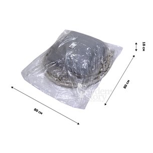 Кресло подвесное Фиби арт.ZRHC30-B/1 (корзина светло-серая, подушка серая, 1 уп.)