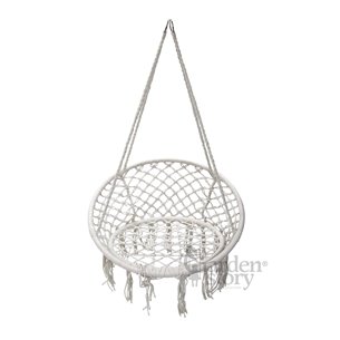 Кресло подвесное Фиби арт.ZRHC30-B/1 (корзина светло-серая, подушка серая, 1 уп.)
