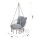Кресло подвесное Фиби арт.ZRHC30-B/1 (корзина светло-серая, подушка серая, 1 уп.) Кресло подвесное Фиби арт.ZRHC30-B/1 (корзина светло-серая, подушка серая, 1 уп.)