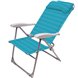Кресло -шезлонг Ника К2/Б арт.К2/Б (1шт. в упаковке (каркас серый, ткань бирюзовая)) 
