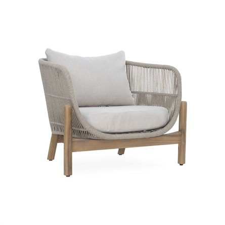 Набор мебели Риччи арт.GS053 серый, серый 2 уп. (стол+2кресла, диван, серый, подушки серые) "Garden story"