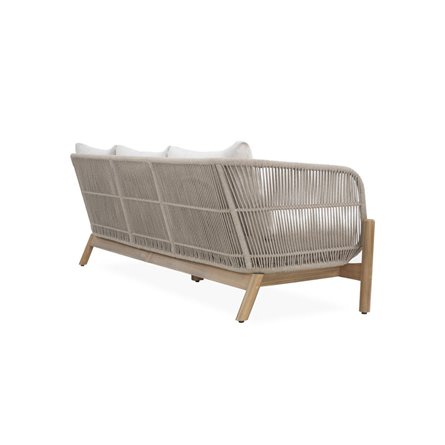 Набор мебели Риччи MAX арт.GS052 серый, серый 2 уп. (стол+2кресла+диван, серый, подушки серые) "Garden story"