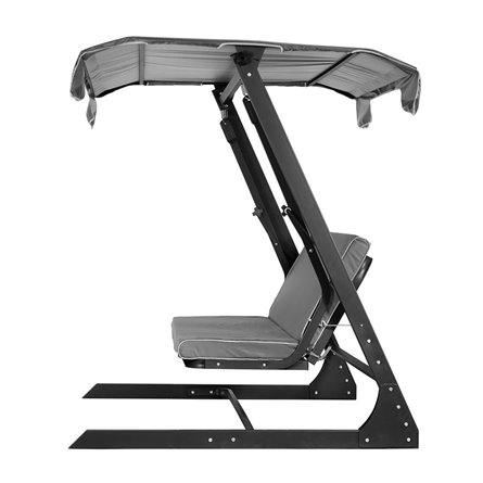 Качели садовые 3-х местные Афина арт.RAL9006