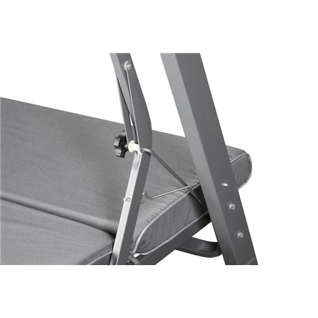 Качели садовые 3-х местные Афина арт.RAL9006