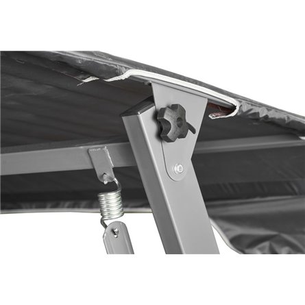 Качели садовые 3-х местные Афина арт.RAL9006