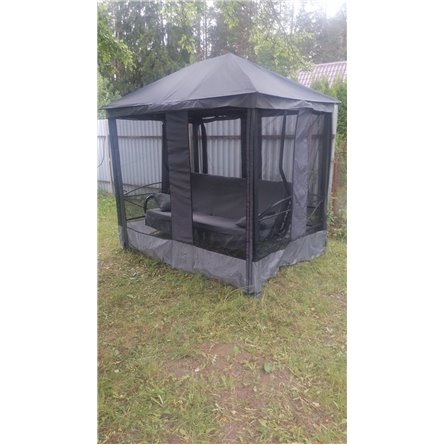 Качели -шатер 4-х местные Монреаль Премиум Делюкс арт.МС7029-GS003