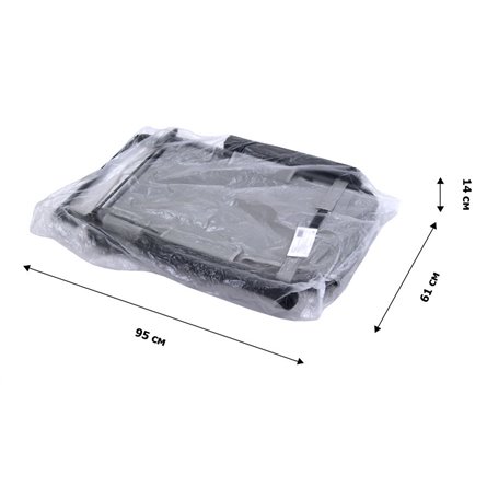 Кресло -шезлонг Бриз арт.ZRL010-A/1 (4 шт. в упаковке (каркас темно-серый, ткань серо-белая клетка)