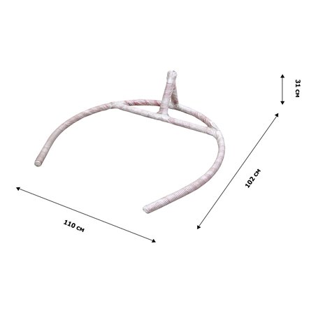 Кресло подвесное Тропика арт.BG7890 (стойка+основание.красное.,корзн.красн.,подуш.красн. 3уп. (Б))
