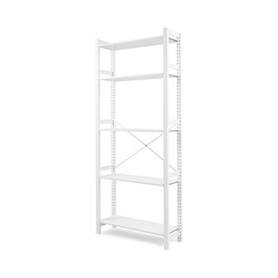 Стеллаж 5 полок ИВАР (Россия) 90х210х30 белый (2уп.)