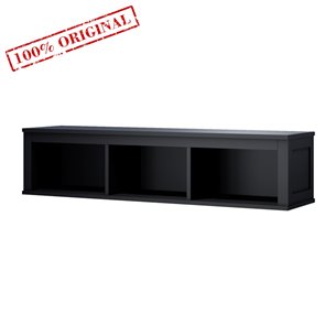 Полка навесная ХЕМНЭС (Россия) черный (1уп.) (уц.-30%)