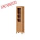 Шкаф-витрина ХЕМНЭС (Россия) дверь ст/пн 49*198*37 светло-коричневый (1уп.)