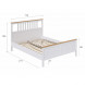 Кровать 1600х2000 ХЕМНЭС (Россия) белый/светло-коричневый (4уп.)