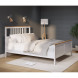 Кровать 1600х2000 ХЕМНЭС (Россия) белый/светло-коричневый (4уп.)