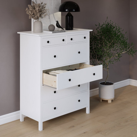 Комод 6 ящиков ХЕМНЭС (КЫМОР) белый