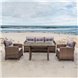 Комплект плетеной мебели AFM-305AL Brown