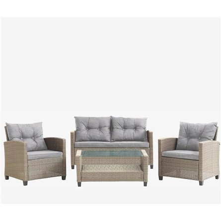 Комплект плетеной мебели AFM-805B Beige/Dark beige