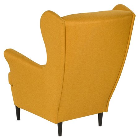 Кресло для отдыха Вало жёто-оранжевый, ткань рогожка