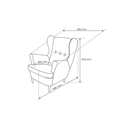 Кресло для отдыха Вало Twist 12 (turquoise)