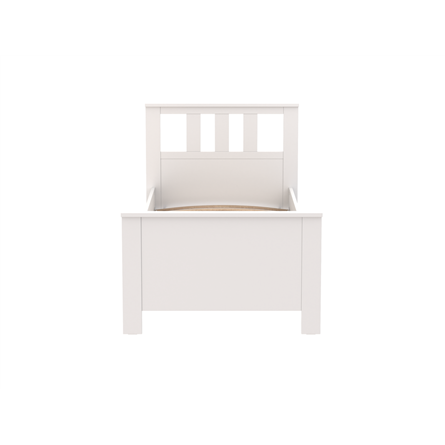 2.08.04.050.1 САГА кровать одинарная 90х200 белая