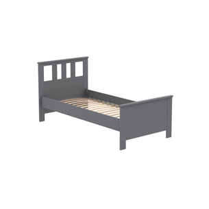 2.08.04.050.4 САГА кровать одинарная 90х200 серая