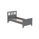 2.08.04.050.4 САГА кровать одинарная 90х200 серая