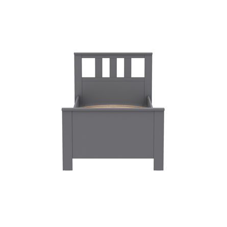 2.08.04.050.4 САГА кровать одинарная 90х200 серая