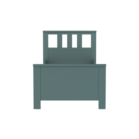 2.08.04.050.6 САГА кровать одинарная 90х200 темно-бирюзовая