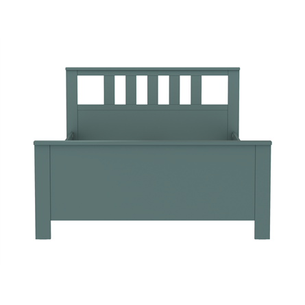2.08.04.060.6 САГА кровать двойная 140х200 темно-бирюзовая